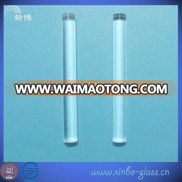 large diameter clear quartz glass rod